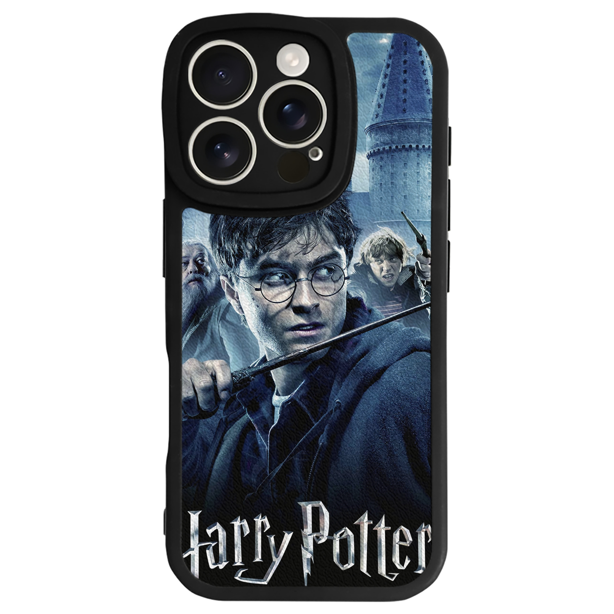 （画像用） Harry Potter ハリー・ポッターシリーズ 【iPhone 16シリーズ対応】シリコンスマホケース（レザー調） 材質：シリコン